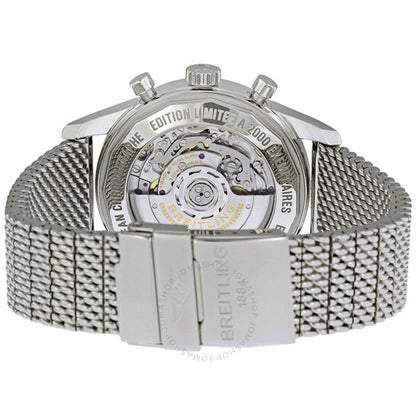 Breitling, Transocean Black Dial Chronograph Automatic Men's Watch AB015112-BA59SS