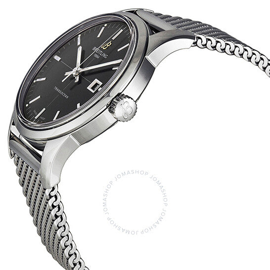 Breitling, Transocean Black Dial Stainless Steel Men's Watch A1036012-BA91SS
