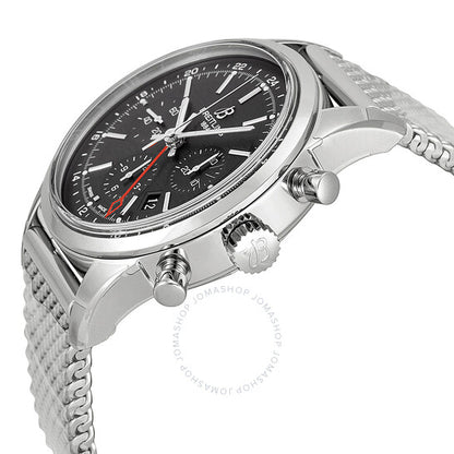 Breitling, Transocean Black Dial Stainless Steel Men's Watch AB045112-BC67SS