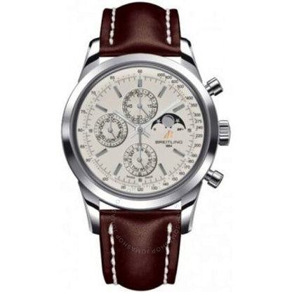 Breitling, Transocean Chronograph 1461 Brown Leather Men's Watch