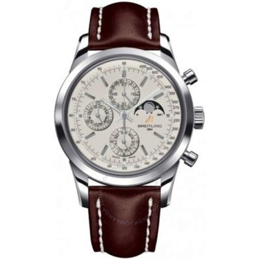 Breitling, Transocean Chronograph 1461 Brown Leather Men's Watch