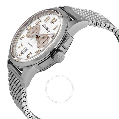 Breitling, Transocean Chronograph Automatic Beige Dial Men's Watch AB141112-G799SS