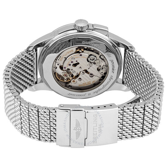 Breitling, Transocean Chronograph Automatic Beige Dial Men's Watch AB141112-G799SS