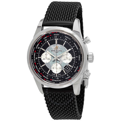Breitling, Transocean Chronograph Automatic Black Dial Men's Watch AB0510U4/BB62-256S