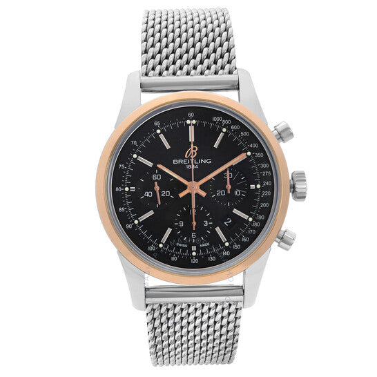 Breitling, Transocean Chronograph Automatic Chronometer Black Dial Men's Watch