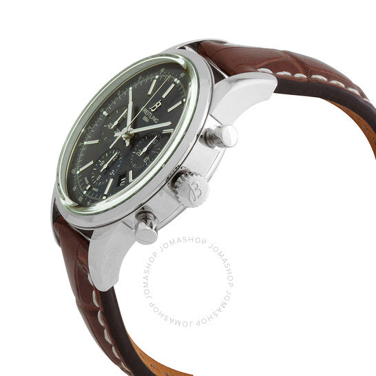 Breitling, Transocean Chronograph Automatic Chronometer Black Dial Watch