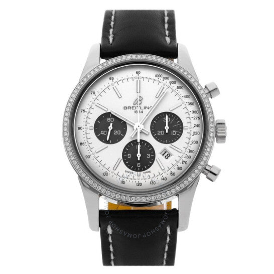 Breitling, Transocean Chronograph Automatic Silver Dial Men's Watch