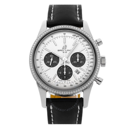 Breitling, Transocean Chronograph Automatic Silver Dial Men's Watch