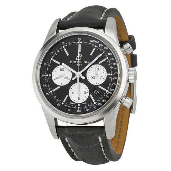 Breitling, Transocean Chronograph Black Dial Men's Watch