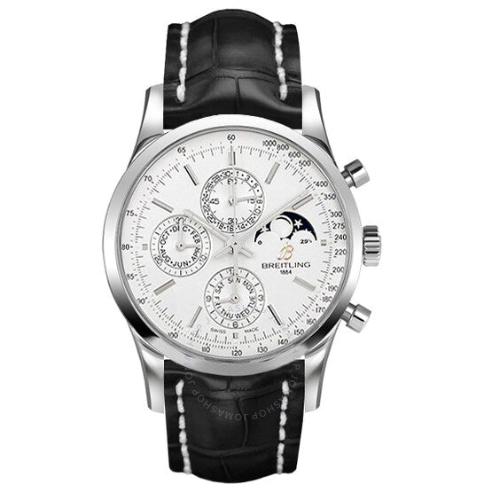 Breitling, Transocean Chronograph Silver Dial Automatic Men's Watch A1931012-G750BKCT