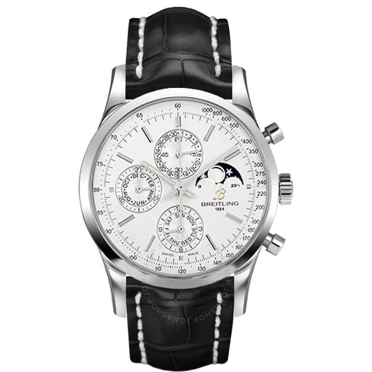 Breitling, Transocean Chronograph Silver Dial Automatic Men's Watch A1931012-G750BKCT