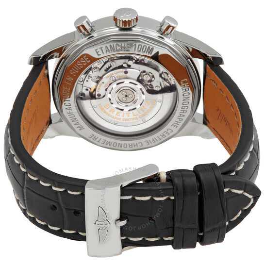 Breitling, Transocean Chronograph Automatic Chronometer Black Dial Men's Watch