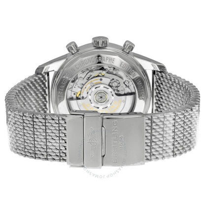 Breitling, Transocean Chronograph Ivory Dial Men's Watch AB045112-G772SS