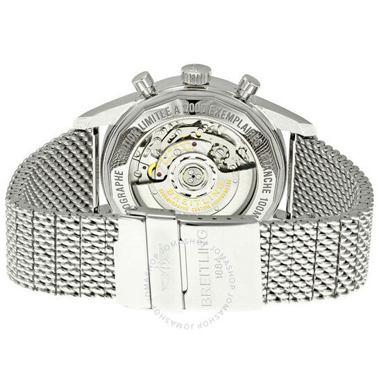 Breitling, Transocean Silver Dial Chronograph Men's Watch AB015112-G715SS