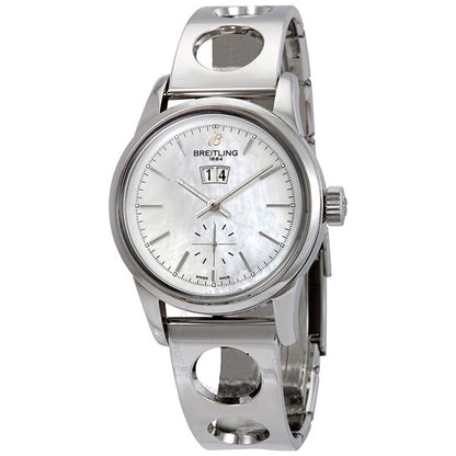 Breitling, TransoceanAutomatic Mother of Pearl Dial Men's Watch IB011012/A693LBRCT