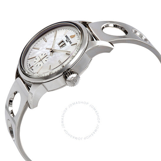 Breitling, TransoceanAutomatic Mother of Pearl Dial Men's Watch IB011012/A693LBRCT