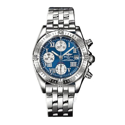 Breitling, Windrider Chrono Cockpit Steel Blue Men's Watch A1335812-C678SS