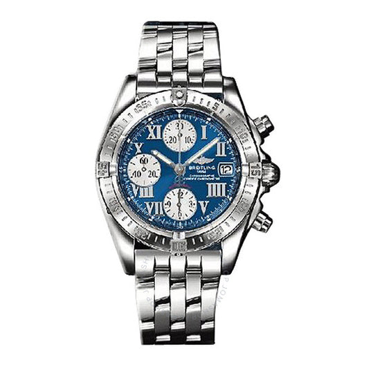 Breitling, Windrider Chrono Cockpit Steel Blue Men's Watch A1335812-C678SS