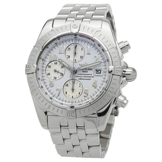 Breitling, Windrider Chronomat Evolution Steel White Men's Watch A1335611-A573SS