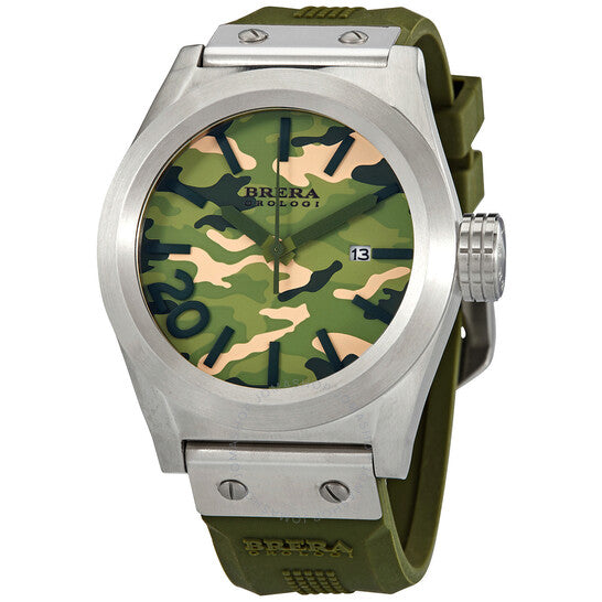 Brera Orologi, Eterno Solotempo Quartz Green Dial Men's Watch