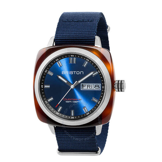 Briston, Clubmaster Blue Dial Men's Watch