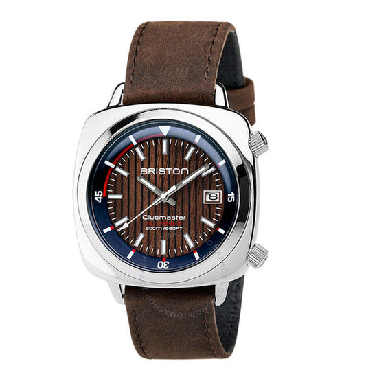 Briston, Clubmaster Brown Dial Men's Watch