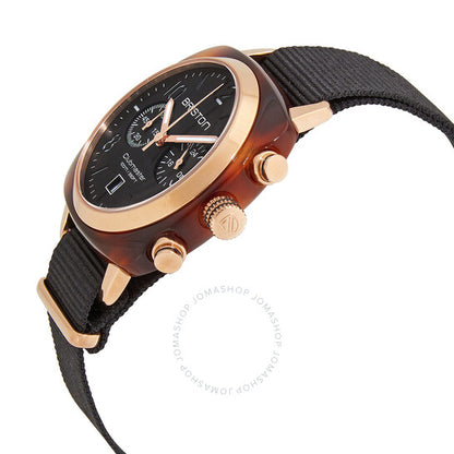 Briston, Clubmaster Chronograph Quartz Black Dial Men's Watch