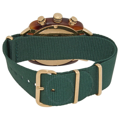 Briston, Clubmaster Chronograph Quartz Green Dial Men's Watch