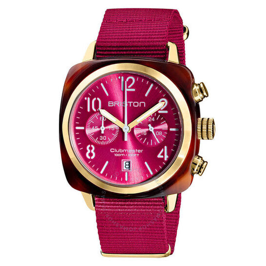 Briston, Clubmaster Red Dial Men's Watch