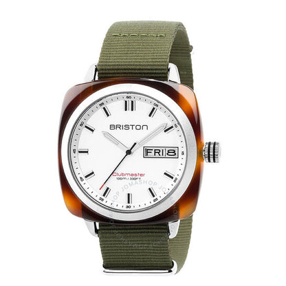 بريستون، ساعة كلوب ماستر للرجال بمينا أبيض