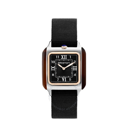 ساعة بريستون ستريملاينر للسيدات بمينا أسود