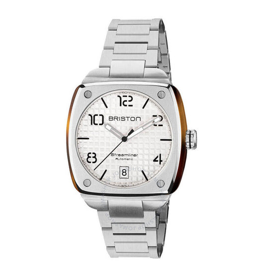 Briston, Streamliner White Dial Men's Watch