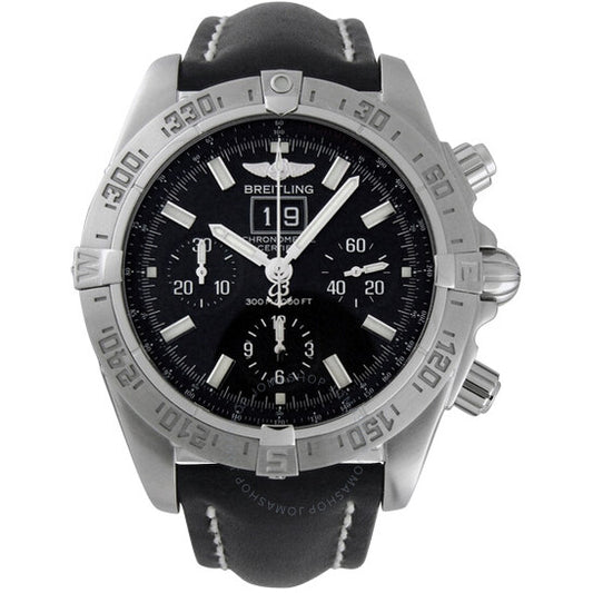 بريتلينغ، ساعة ويندرايدر بلاك بيرد للرجال A4435910-B811BKLD