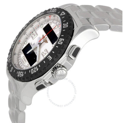 Breitling, Airwolf Raven Silver Dial Men's Analog-Digital Watch A7836434-G653SS