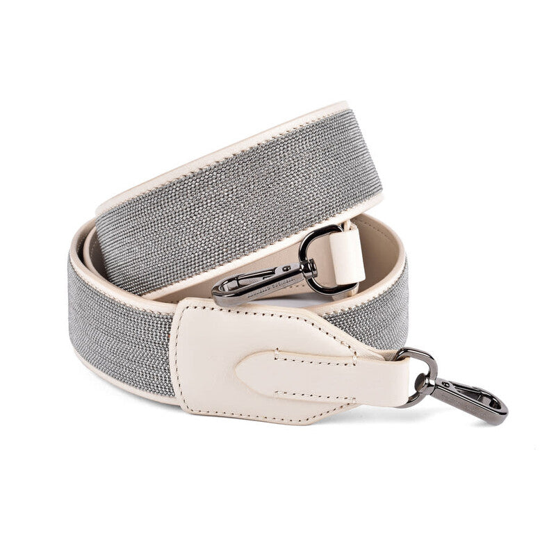 Beige Leather Shoulder Strap Bag
