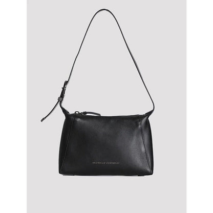 Black Leather Shoulder Bag