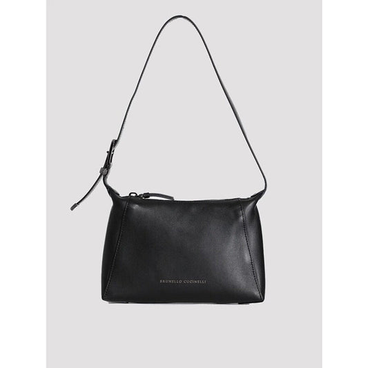 Black Leather Shoulder Bag