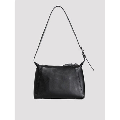 Black Leather Shoulder Bag