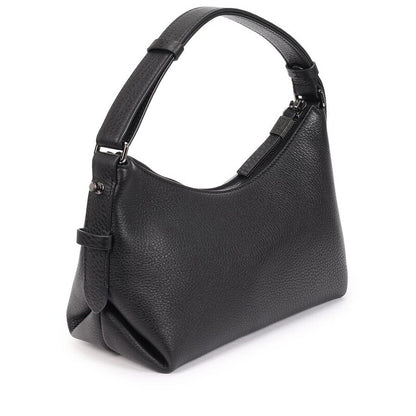 Black Leather Shoulder Bag