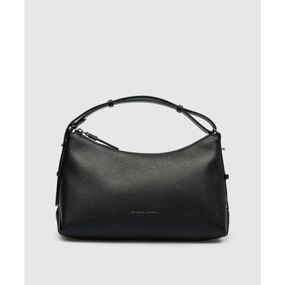 Black Leather Shoulder Bag