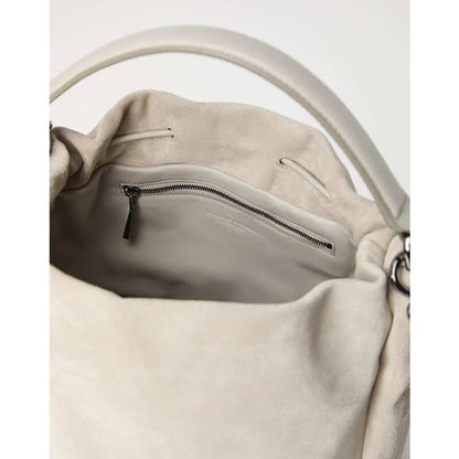Light Beige Suede Bag
