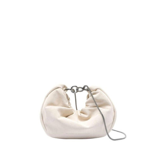 Off White Leather Shoulder Bag