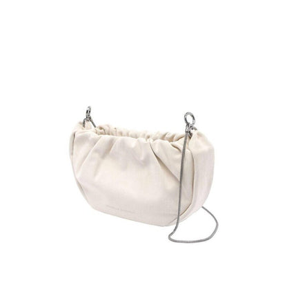 Off White Leather Shoulder Bag