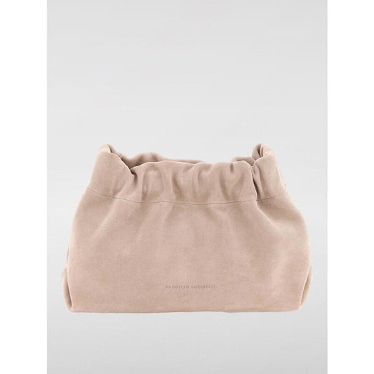 Sabbia Suede Gathered Clutch Bag