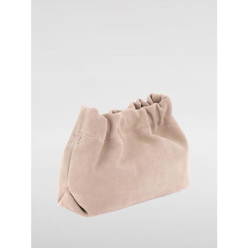 Sabbia Suede Gathered Clutch Bag