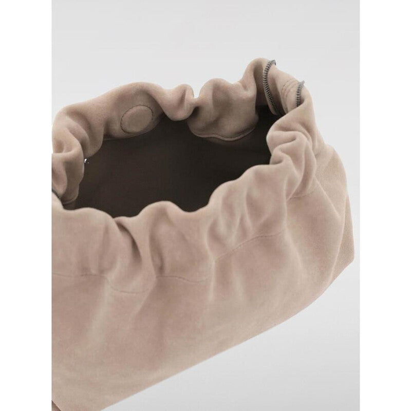 Sabbia Suede Gathered Clutch Bag