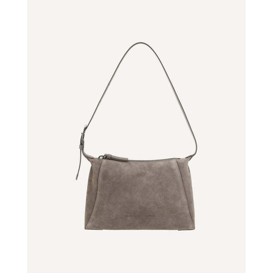 Taiga Suede Shoulder Bag