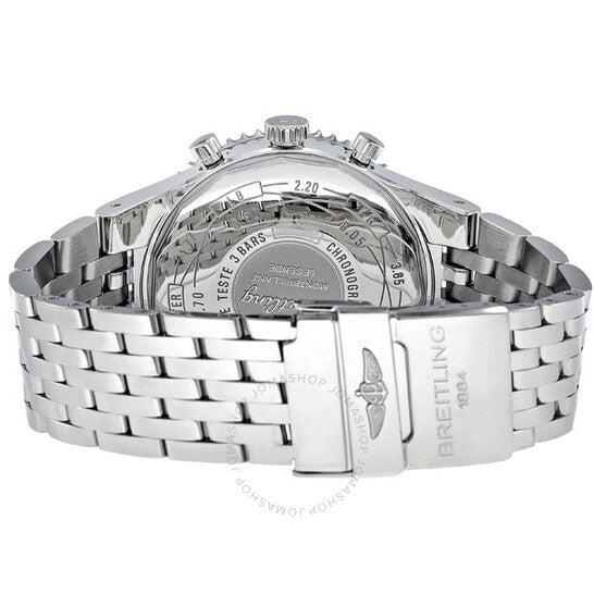 Breitling, Montbrillant 47 Chronograph White Dial Men's Watch A23351A6-G741SS