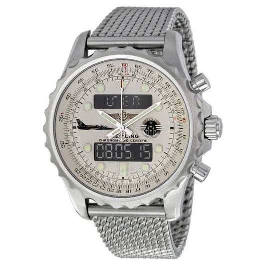 بريتلينغ، ساعة كرونوسبيس جيت تيم الرجالية التناظرية الرقمية الإصدار المحدود A78365Q9-G708