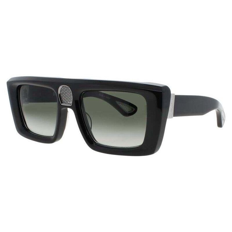 Men's Black Rectangular Sunglasses